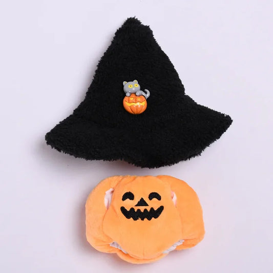 🎃 Pumpkin Patch Costume for Dolls – Halloween Outfit with Hat