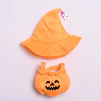 🎃 Pumpkin Patch Costume for Dolls – Halloween Outfit with Hat