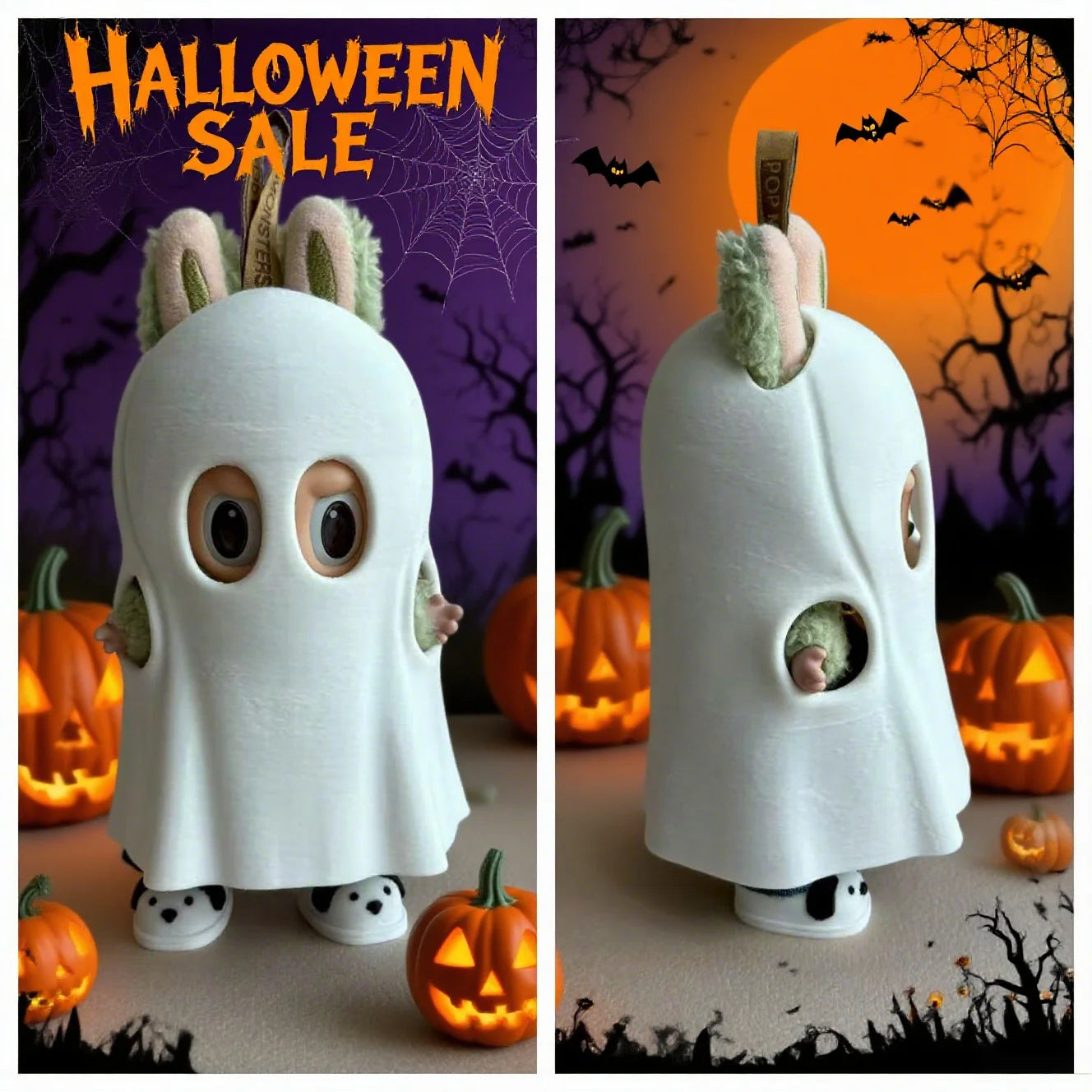🌙 Spooky Labufriend Ghost Cloak – Ultra Limited Glow-in-the-Dark Edition