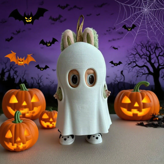 🌙 Spooky Labufriend Ghost Cloak – Ultra Limited Glow-in-the-Dark Edition