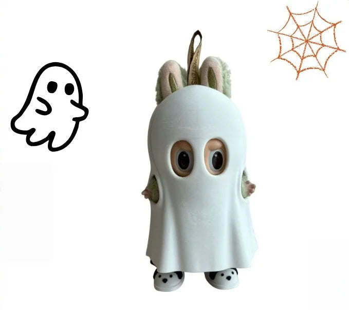 🌙 Spooky Labufriend Ghost Cloak – Ultra Limited Glow-in-the-Dark Edition